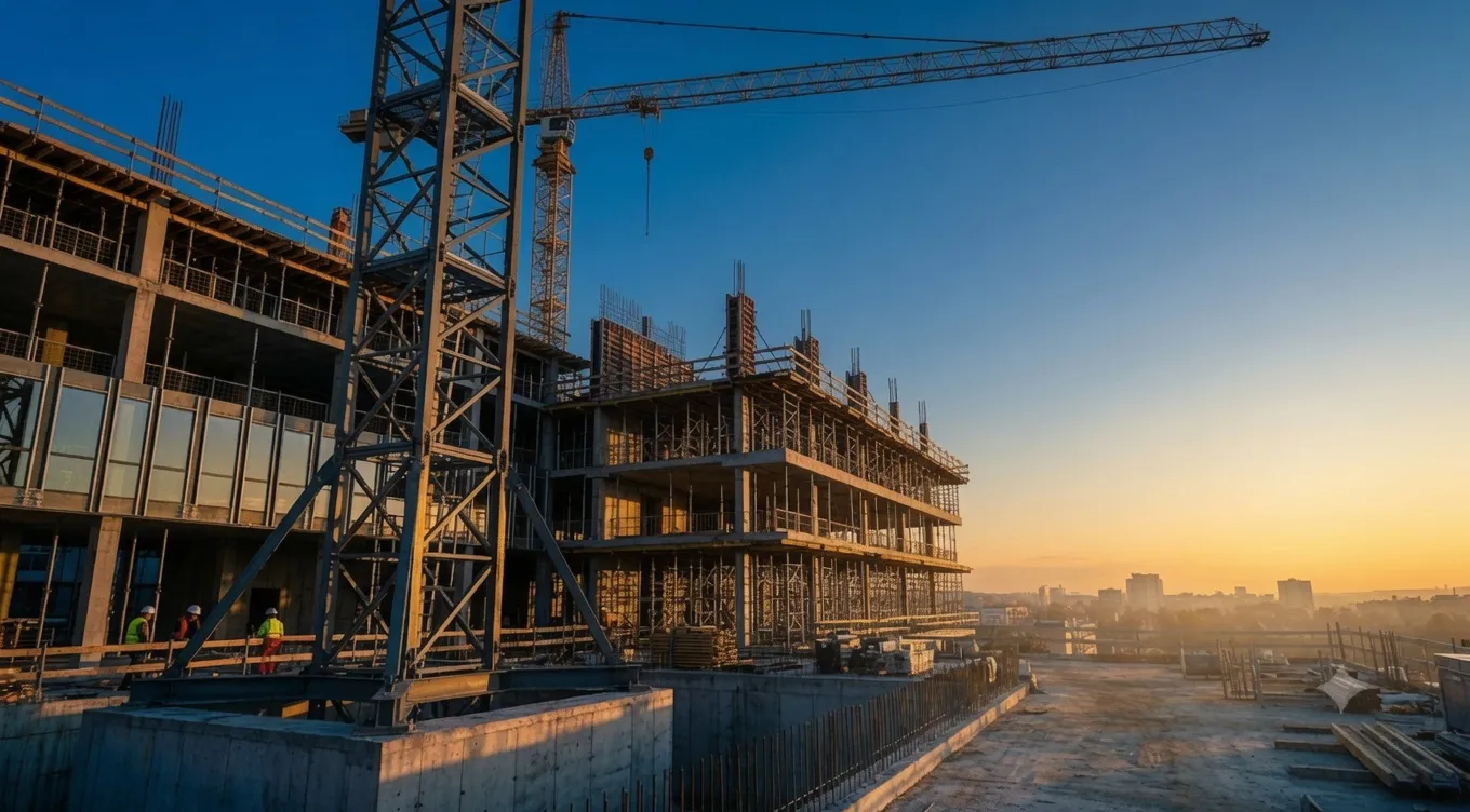 Construction lifting tower crane machinery