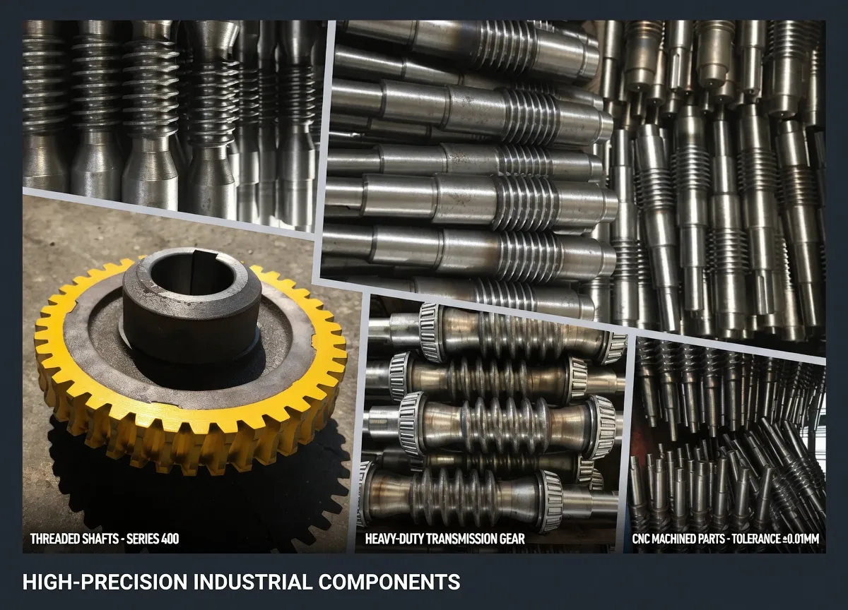 Worm gear reducer internal components and spare parts