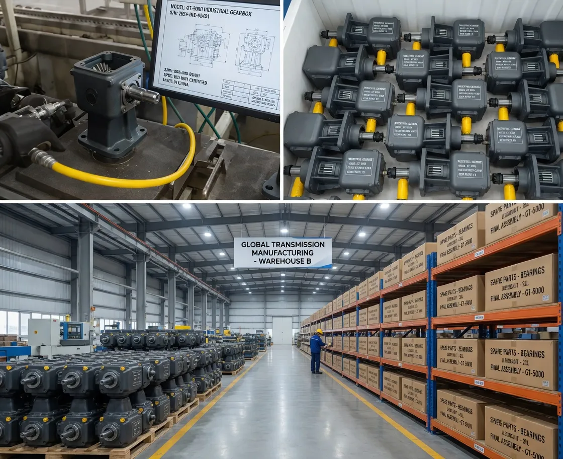Worm gear reducer production facility