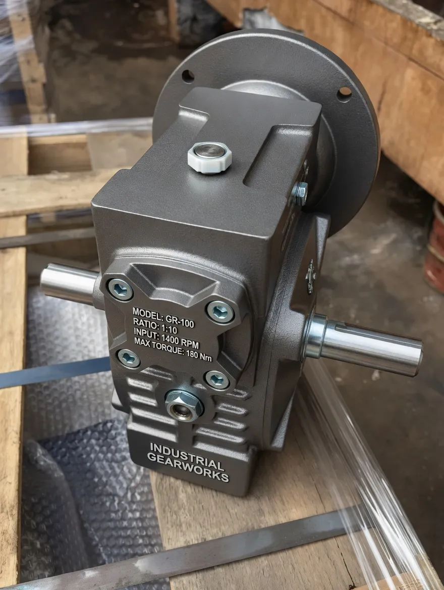Worm gear reducer production and testing facility